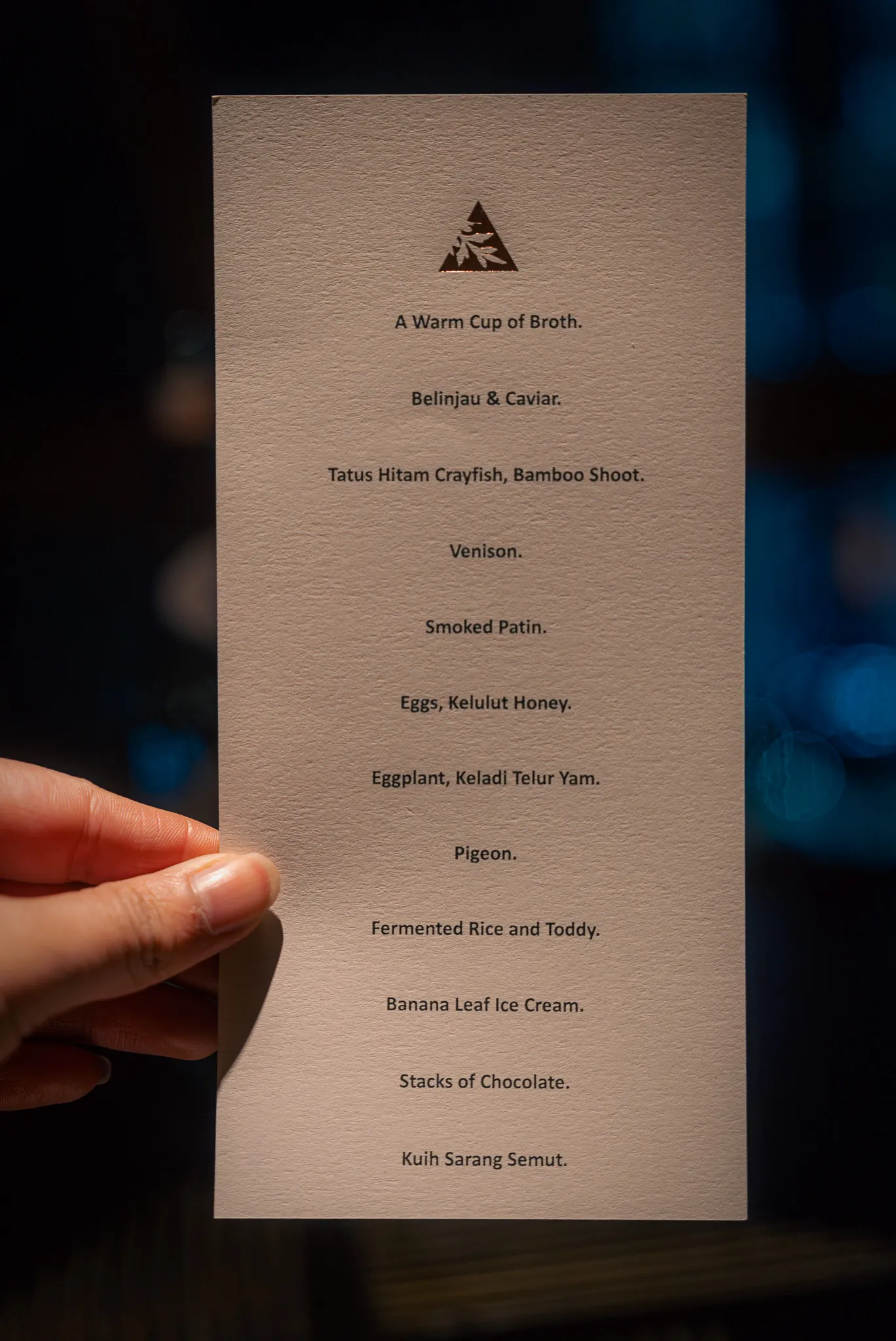 Dewakan Restaurant Tasting Menu - A Culinary Journey Through Modern Malaysian Flavors