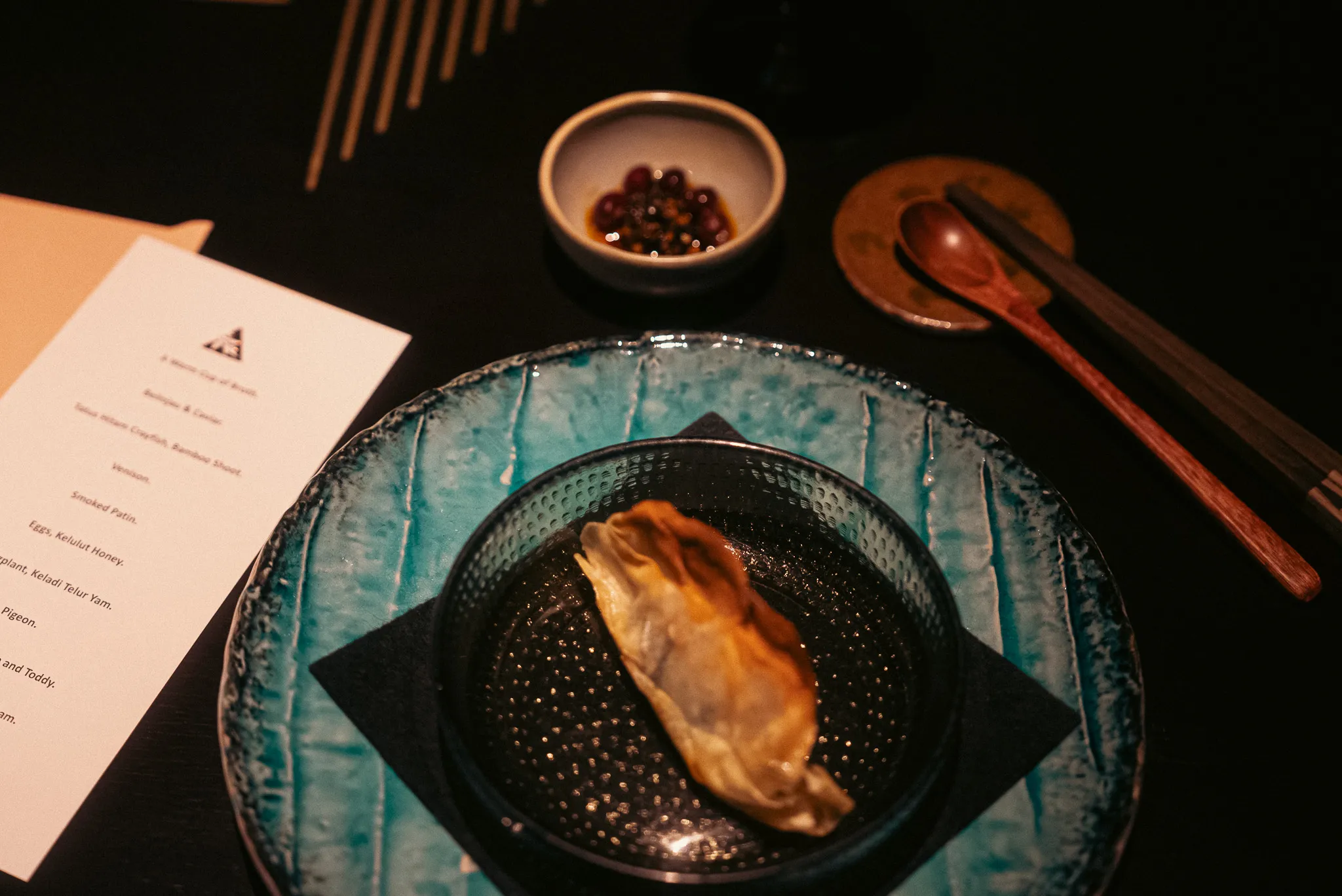 Dewakan's Eggplant, Keladi Telur Yam - Minimalist Modern Malaysian Cuisine