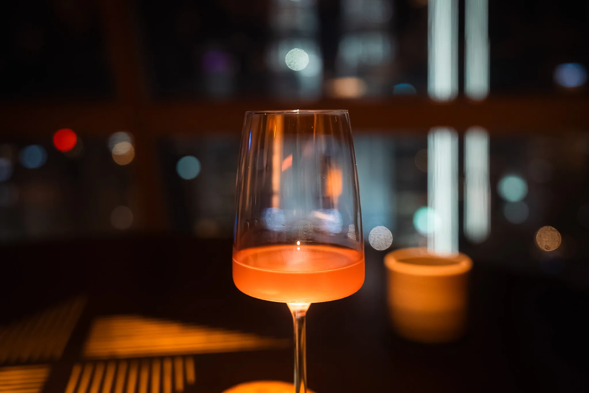 Dewakan Restaurant - Vibrant Orange Mocktail for Fine Dining Pairing