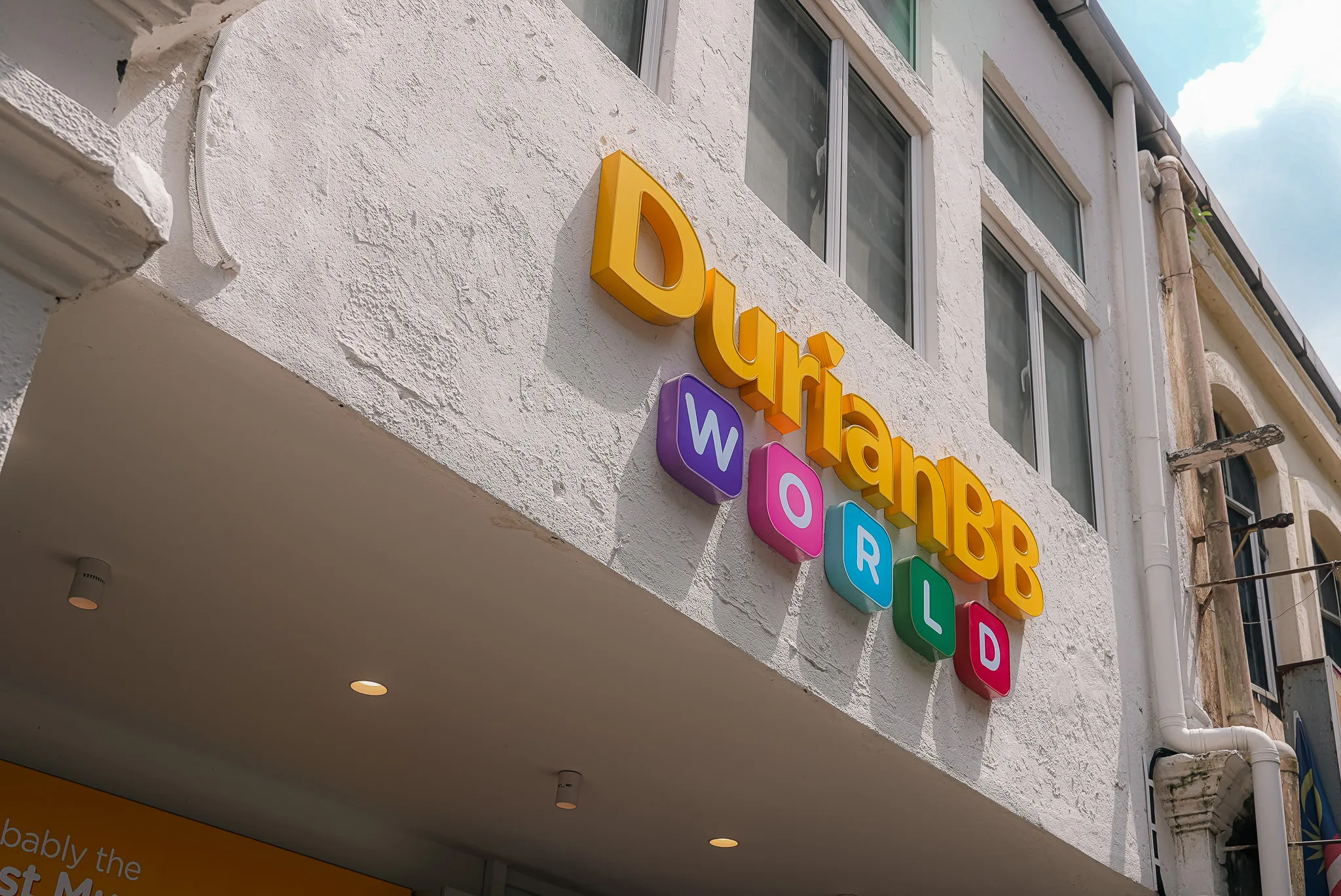 DurianBB World storefront entrance, Kuala Lumpur